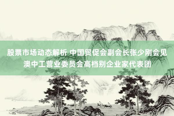 股票市场动态解析 中国贸促会副会长张少刚会见澳中工营业委员会高档别企业家代表团