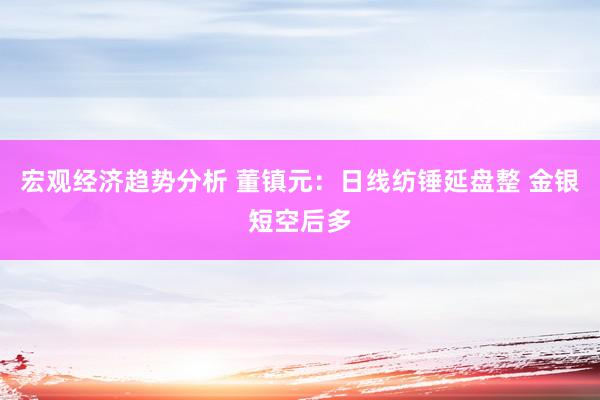 宏观经济趋势分析 董镇元：日线纺锤延盘整 金银短空后多