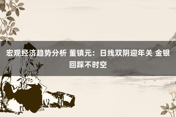 宏观经济趋势分析 董镇元：日线双阴迎年关 金银回踩不时空